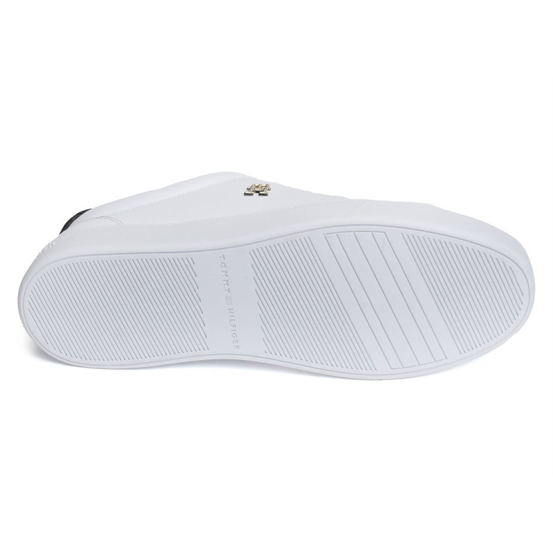 ELEVATED ESSENTIAL COURT SNEAKER 6965 Blanc, Sneakers basses Tommy hilfiger