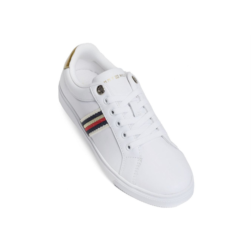 CORPORATE WEBBING SNEAKER 7117 Blanc, Sneakers basses Tommy Hilfiger