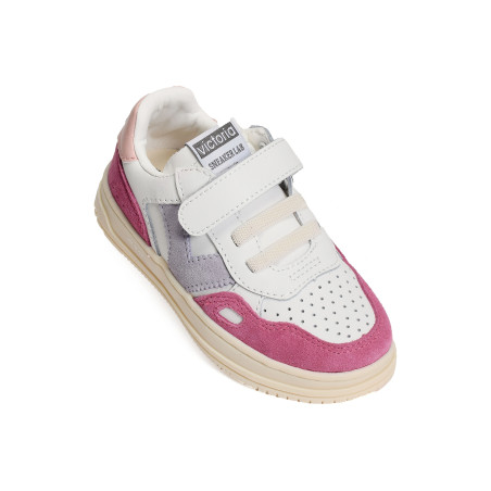 1257115 Blanc Fuchsia, Sneakers basses Victoria