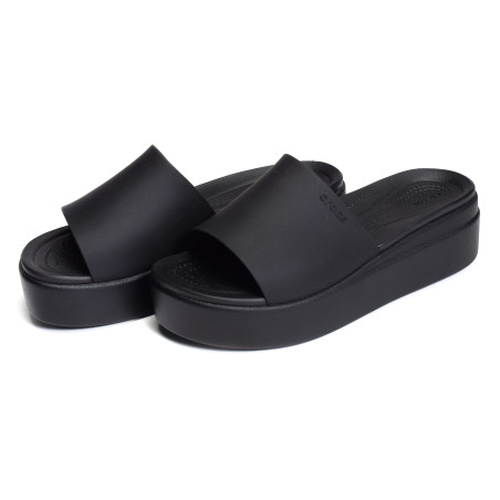 BROOKLYN SLIDE Noir, Mules Crocs