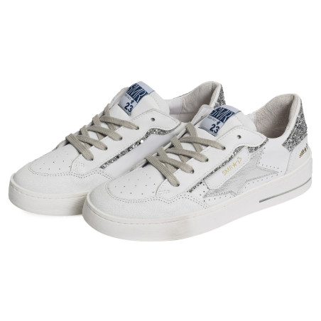 ALE Blanc Argent, Sneakers basses Semerdjian