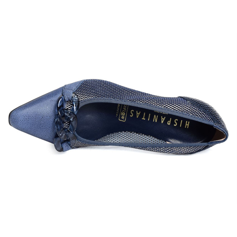 DALIA 232742 Bleu, Escarpins à bout pointu Hispanitas