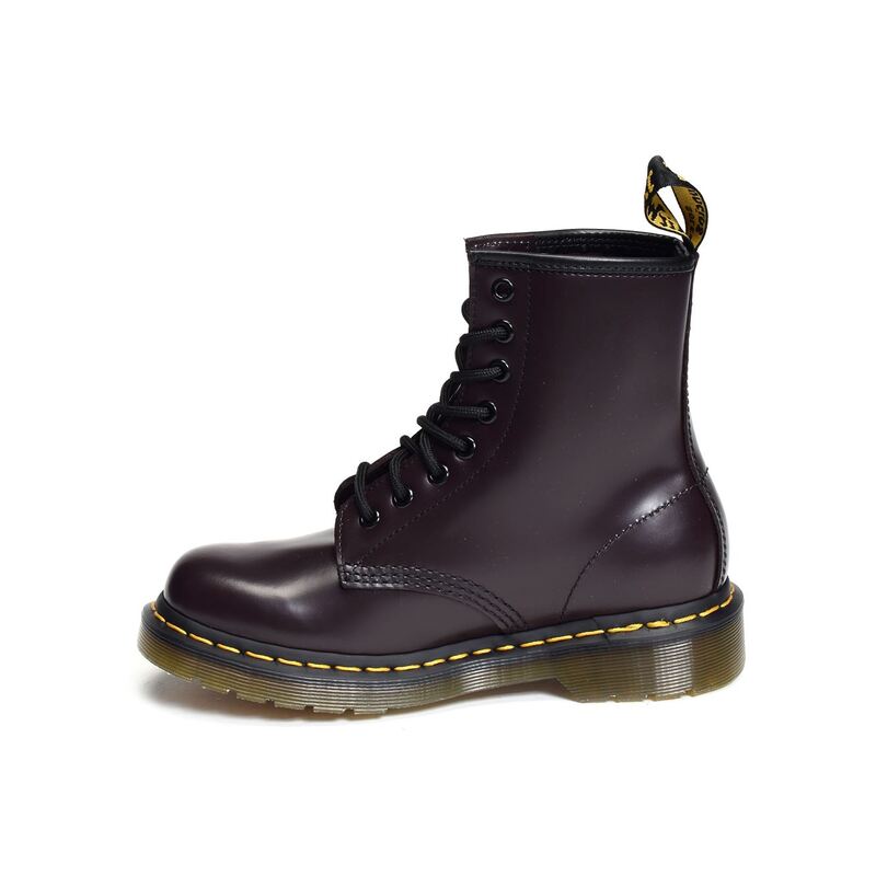 1460 SMOOTH Grenat , Boots Doc martens