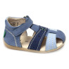 BIGBAZAR Bleu, Sandales plates & Nu-Pieds Kickers
