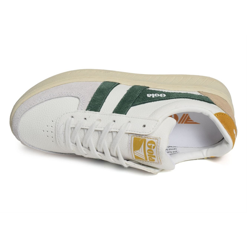 GRANDSLAM TRIDENT Vert Blanc, Sneakers basses Gola
