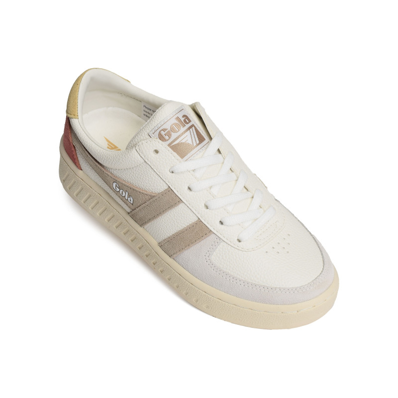 GRANDSLAM TRIDENT Blanc Beige, Sneakers basses Gola