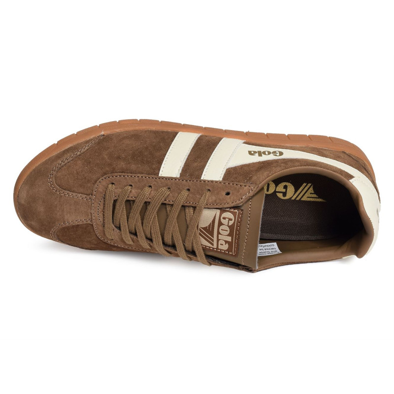HURRICANE SUEDE TRAINERS Tabac, Sneakers basses Gola
