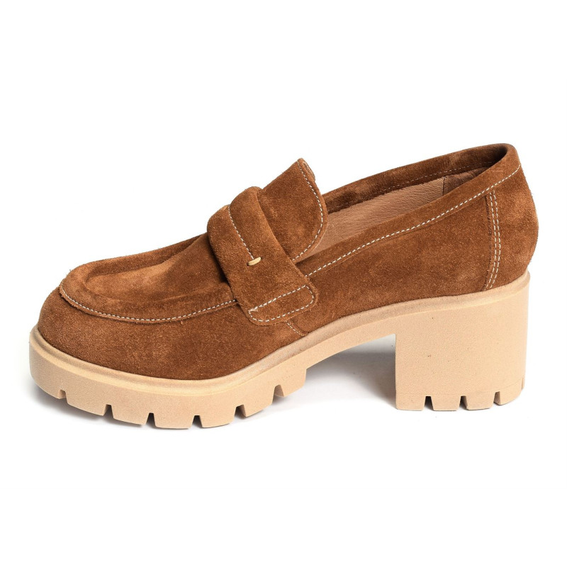 FRELINGHIEN Camel, Mocassins Rosemetal