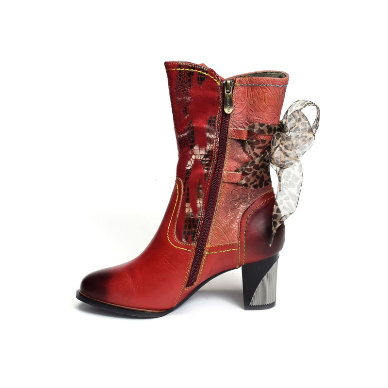 MARGOT 01 Rouge, Bottines Laura vita