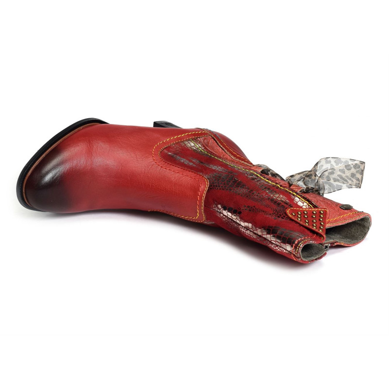 MARGOT 01 Rouge, Bottines Laura vita