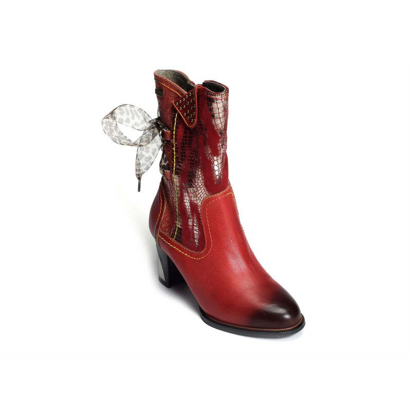 MARGOT 01 Rouge, Bottines Laura vita