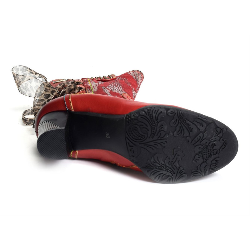 MARGOT 01 Rouge, Bottines Laura vita