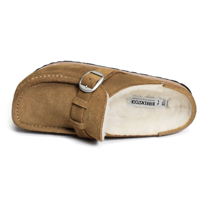 BUCKLEY SHEARLING Marron, Sabots Birkenstock