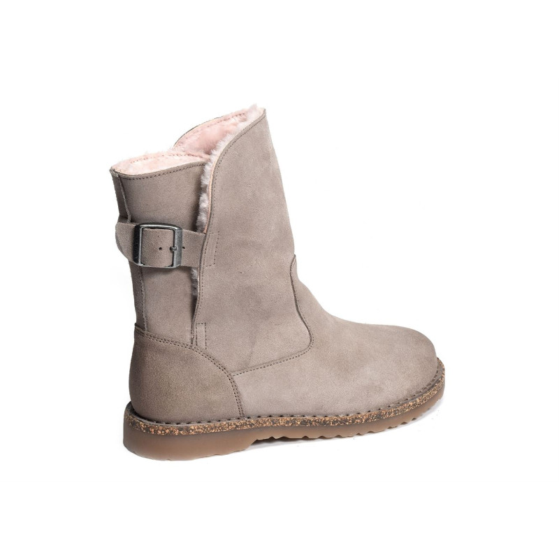 UPPSALA SHEARLING Gris Rose, Boots Birkenstock