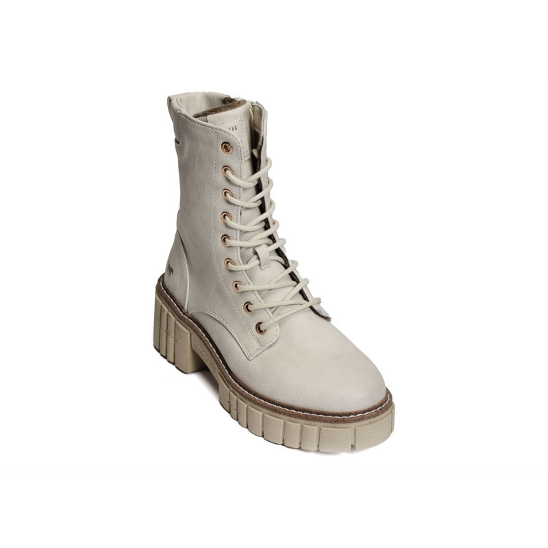 1447506 Blanc, Boots Mustang