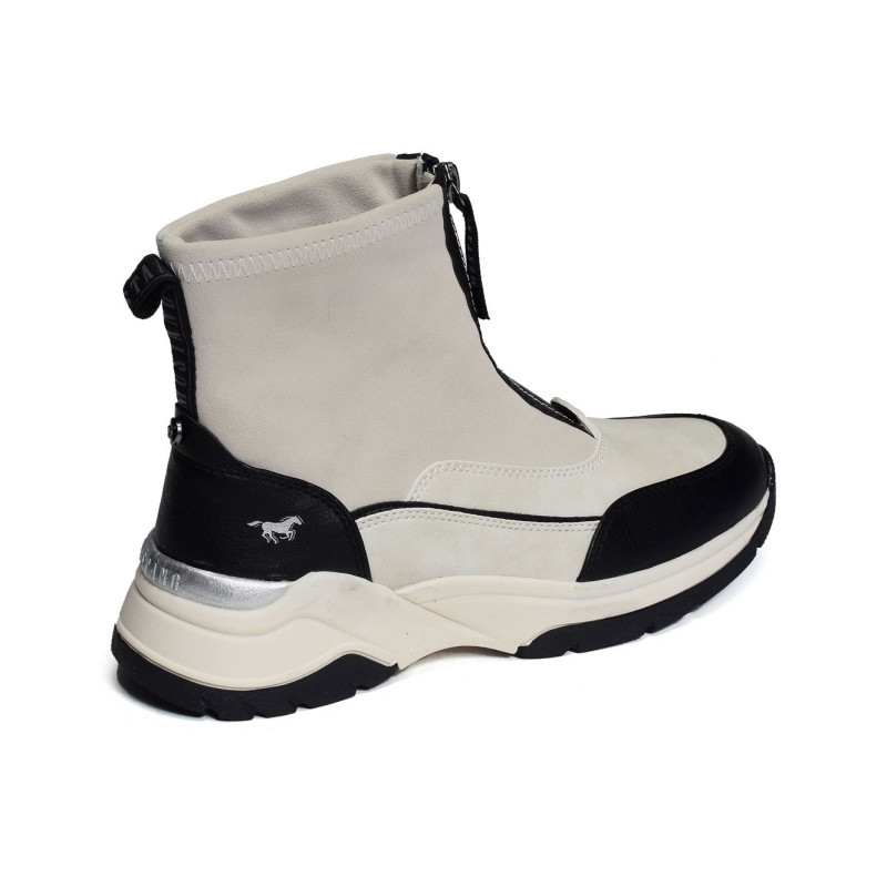 1438501 Blanc, Baskets montantes Mustang