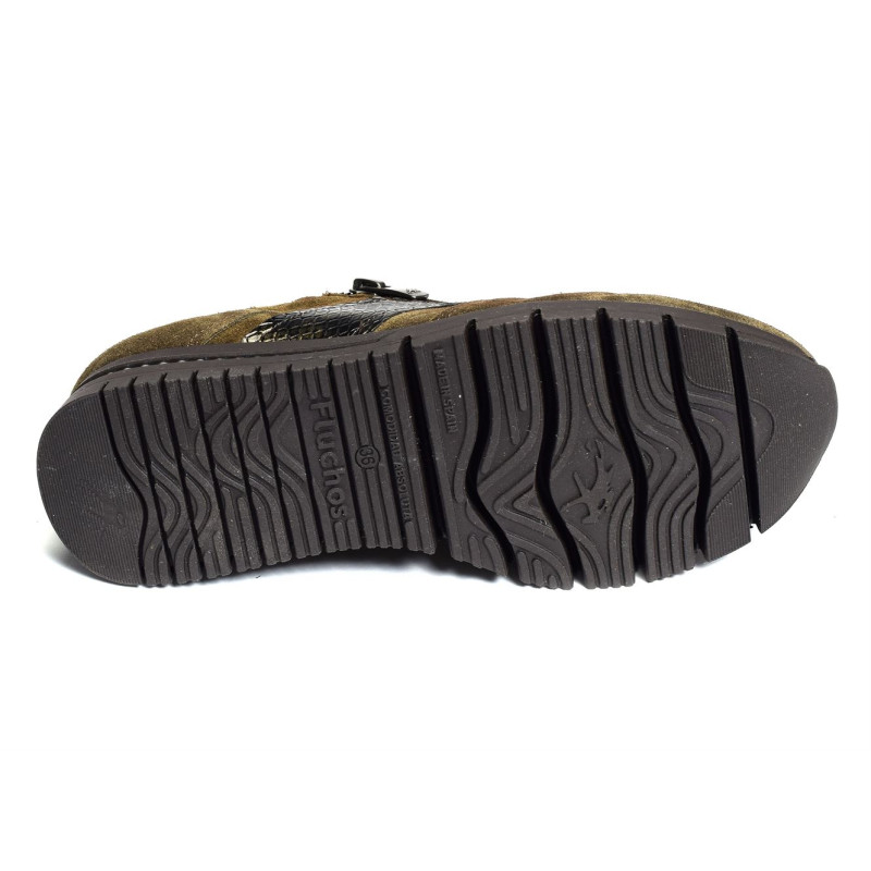 MERYL F1619 Kaki, Baskets running Fluchos