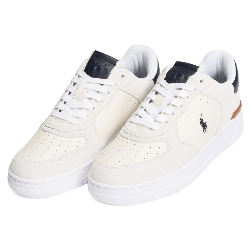 MASTERS COURT Blanc Marine, Sneakers basses Polo Ralph Lauren