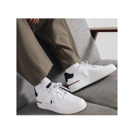 MASTERS COURT Blanc Marine, Sneakers basses Polo Ralph Lauren