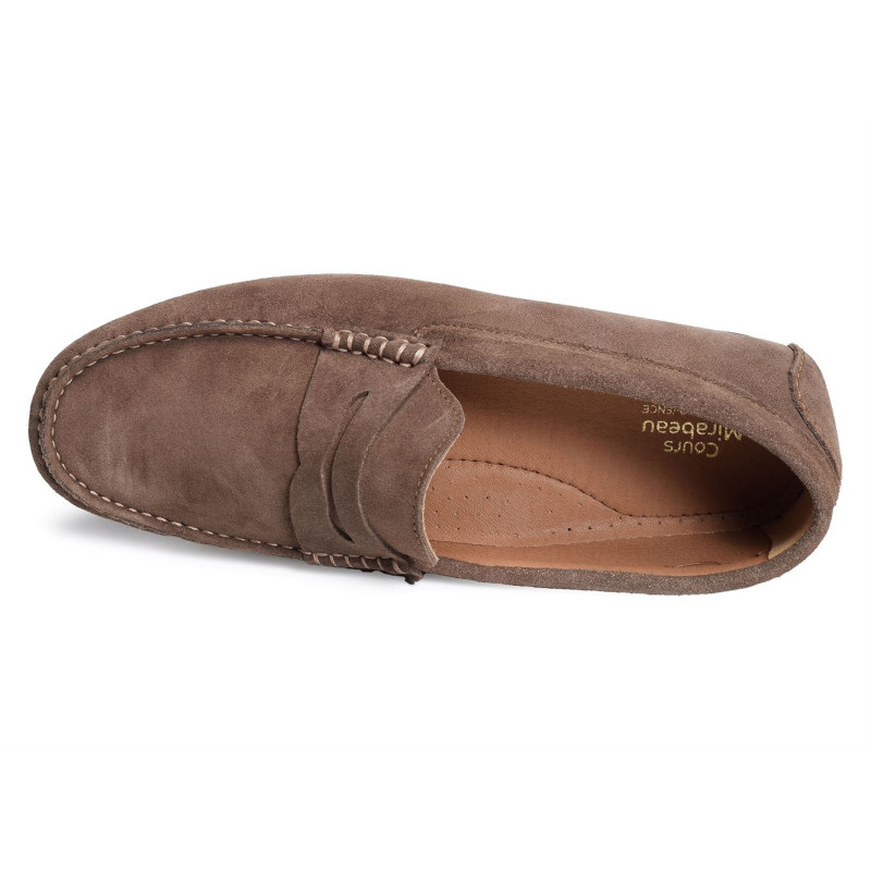 BAHAMA Taupe, Mocassins Cours mirabeau