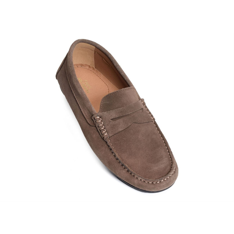 BAHAMA Taupe, Mocassins Cours mirabeau