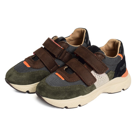 VARSIVEL Kaki Gris, Baskets running Bopy