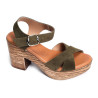 3296 Kaki, Nu-Pieds à talon Patricia miller