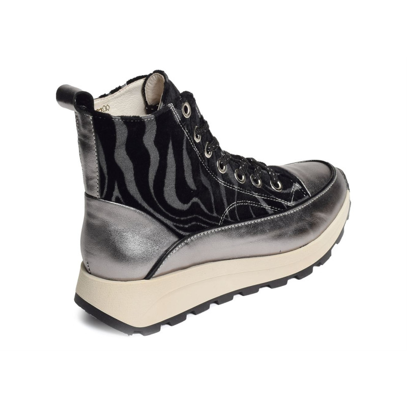FRESSE Noir Gris, Baskets montantes Rosemetal
