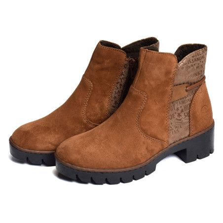 X5755 Camel, Bottines Rieker