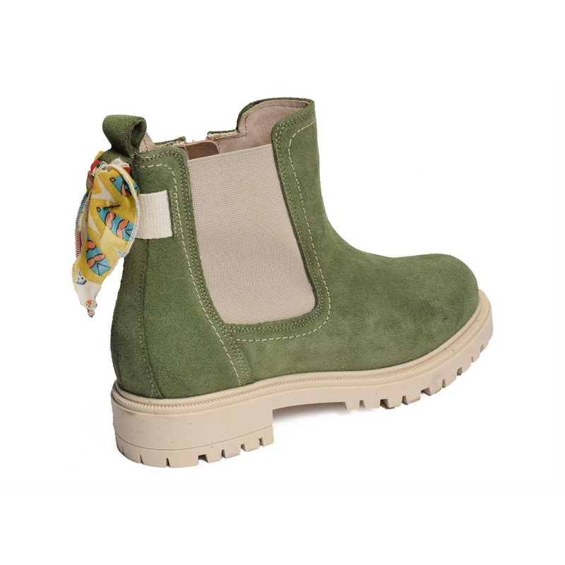 BECKY Vert, Chelsea boots Goodstep