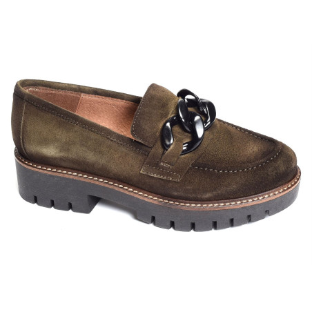 CV6204 Kaki, Mocassins Rock & Rose