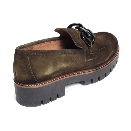 CV6204 Kaki, Mocassins Rock & Rose