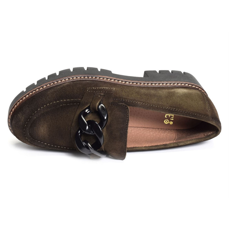 CV6204 Kaki, Mocassins Rock & Rose