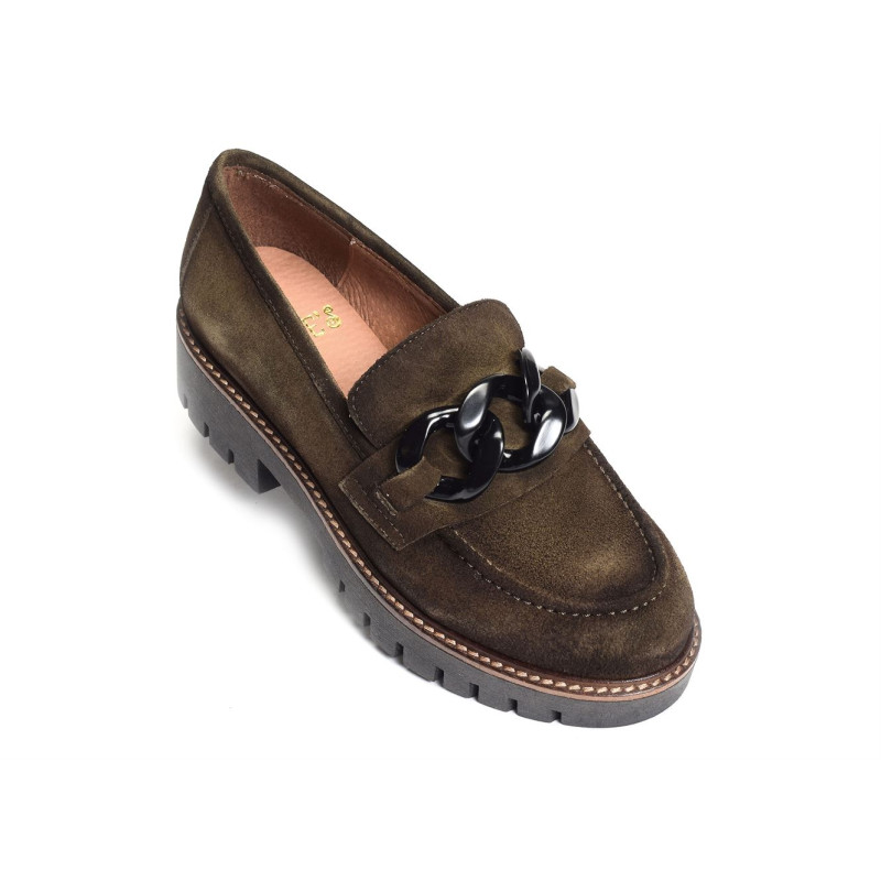 CV6204 Kaki, Mocassins Rock & Rose