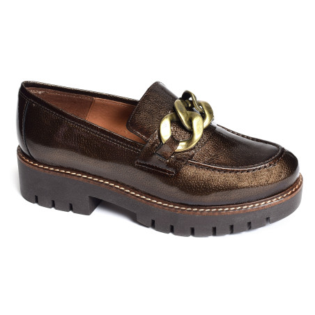 CV6204 Bronze, Mocassins Rock & Rose
