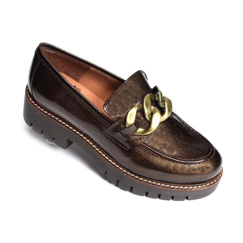 CV6204 Bronze, Mocassins Rock & Rose