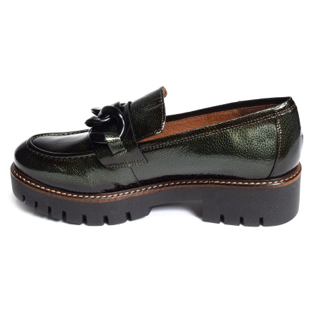CV6204 Verni Vert, Mocassins Rock & Rose