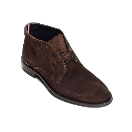 CORE RWB HILFIGER SUEDE L BOOT 4805 Marron, Boots Tommy Hilfiger
