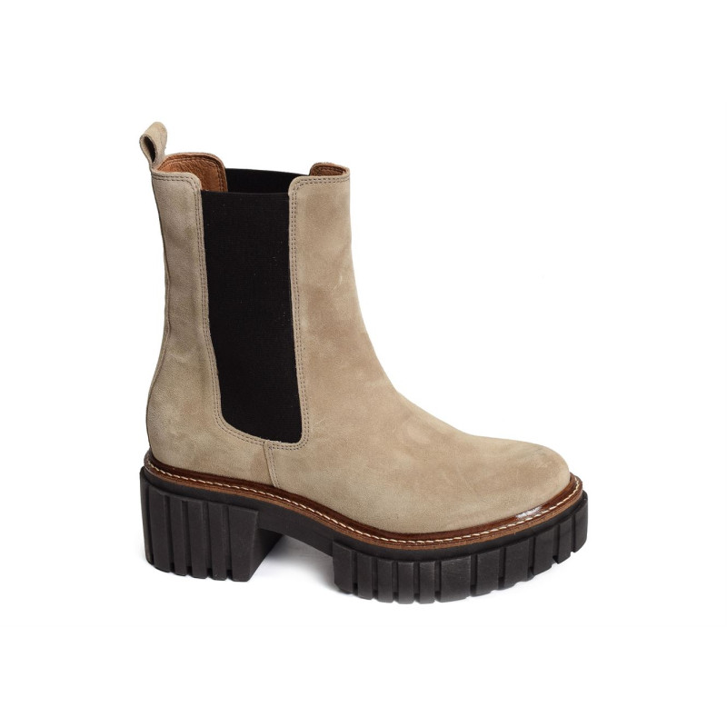 BASEA Beige, Chelsea boots Reqins