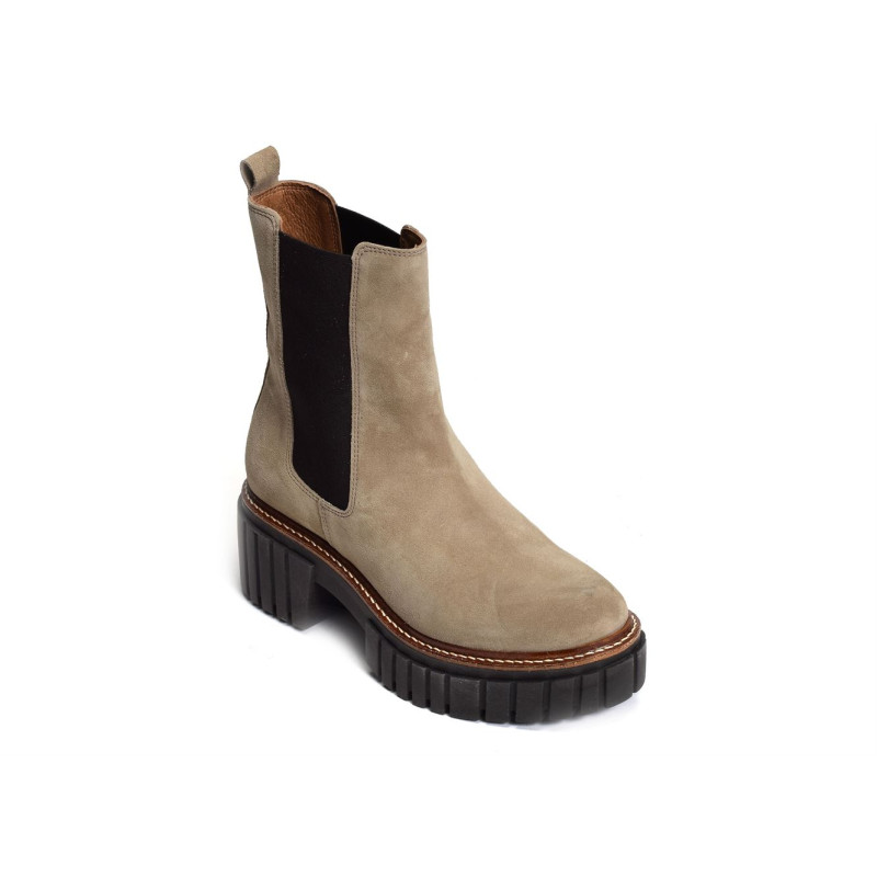 BASEA Beige, Chelsea boots Reqins