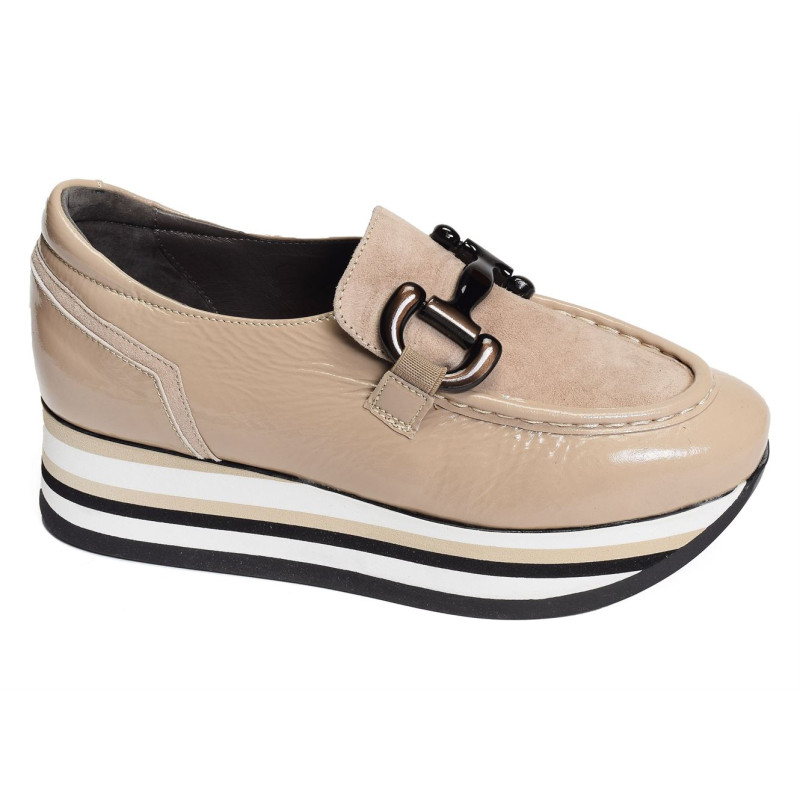 ALINA Beige, Mocassins Softwaves