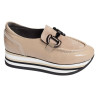 ALINA Beige, Mocassins Softwaves