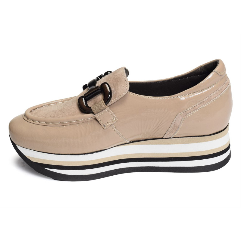 ALINA Beige, Mocassins Softwaves