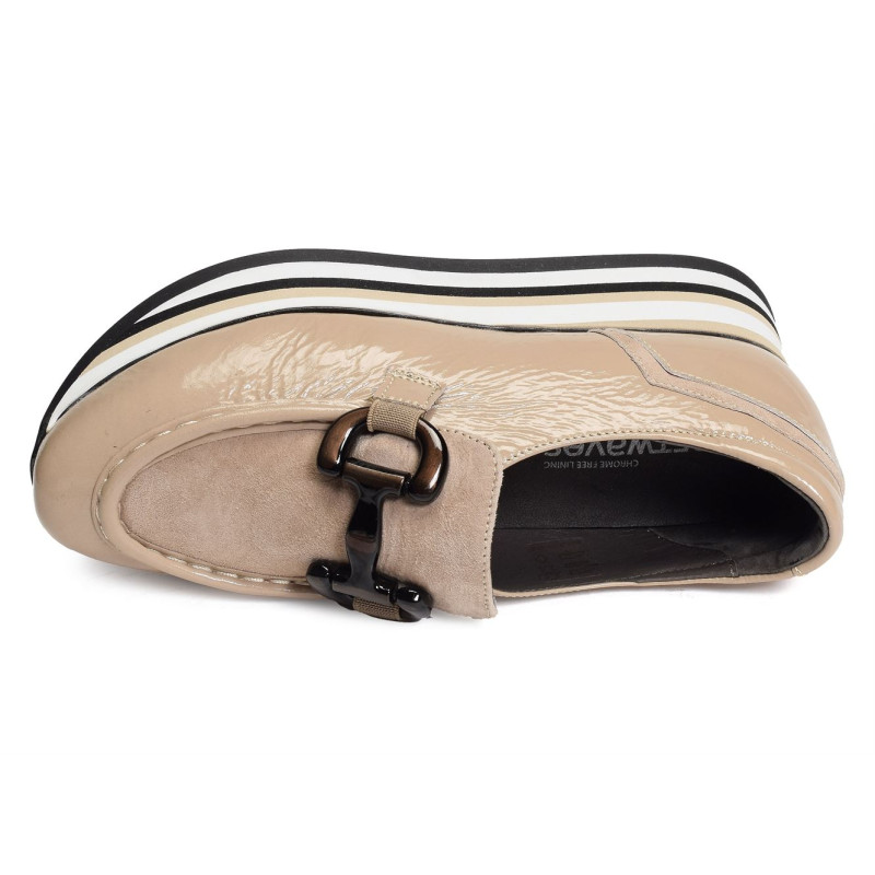 ALINA Beige, Mocassins Softwaves