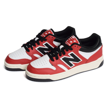 GSB480 Rouge Blanc, Sneakers basses New Balance