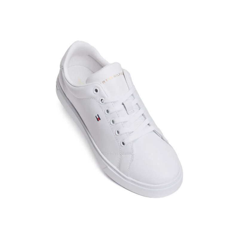 ESSENTIAL COURT SNEAKER 7427 Blanc, Sneakers basses Tommy hilfiger