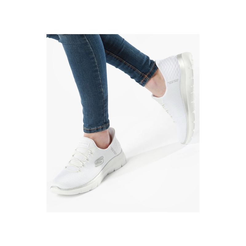 SUMMITS DIAMOND DREAM Blanc, Slip-On Skechers