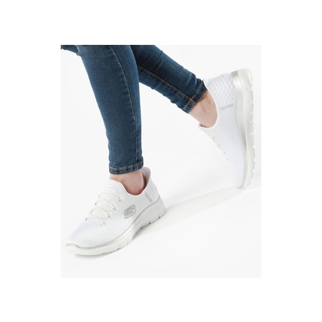 SUMMITS DIAMOND DREAM Blanc, Slip-On Skechers