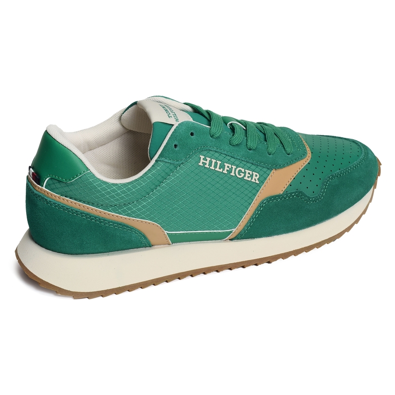 RUNNER EVO COLORAMA MIX 4960 Vert, Baskets running Tommy Hilfiger
