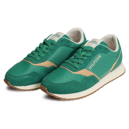 RUNNER EVO COLORAMA MIX 4960 Vert, Baskets running Tommy Hilfiger